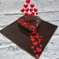 Red Chocolate Heart Cake - Creme Castle