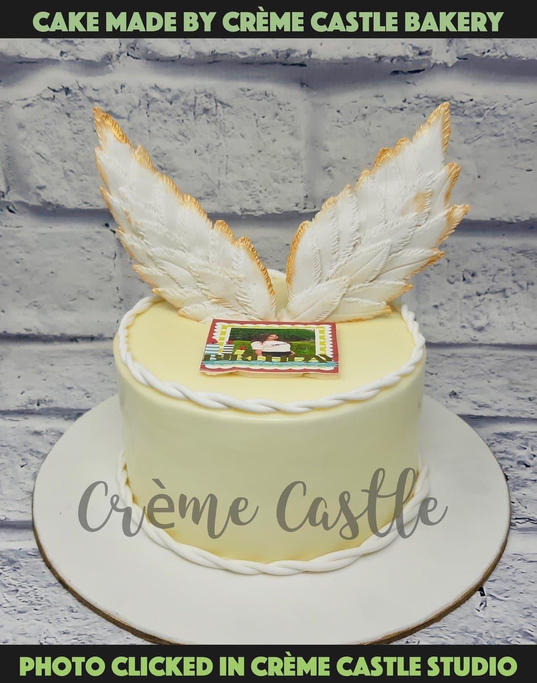 Magical Wings Cake - Creme Castle