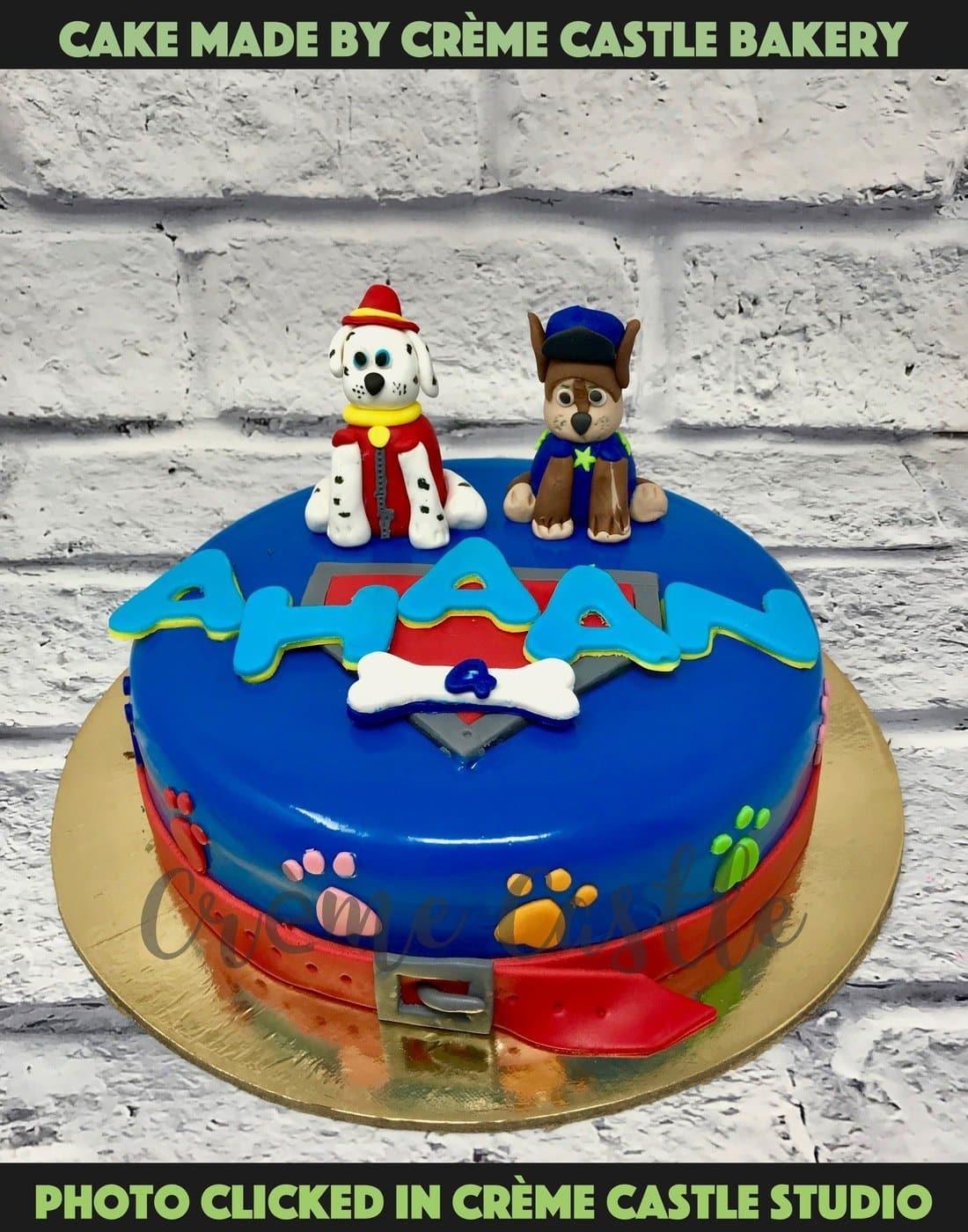 Paw Patrol Cakes | Kids Cake Designs Noida & Gurgaon - Creme Castle