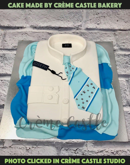 Shirt Shape Cake - Creme Castle