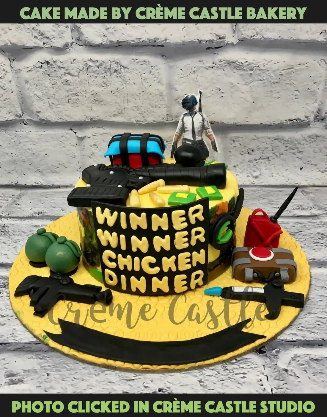 Pubg Game Theme Cake - Creme Castle