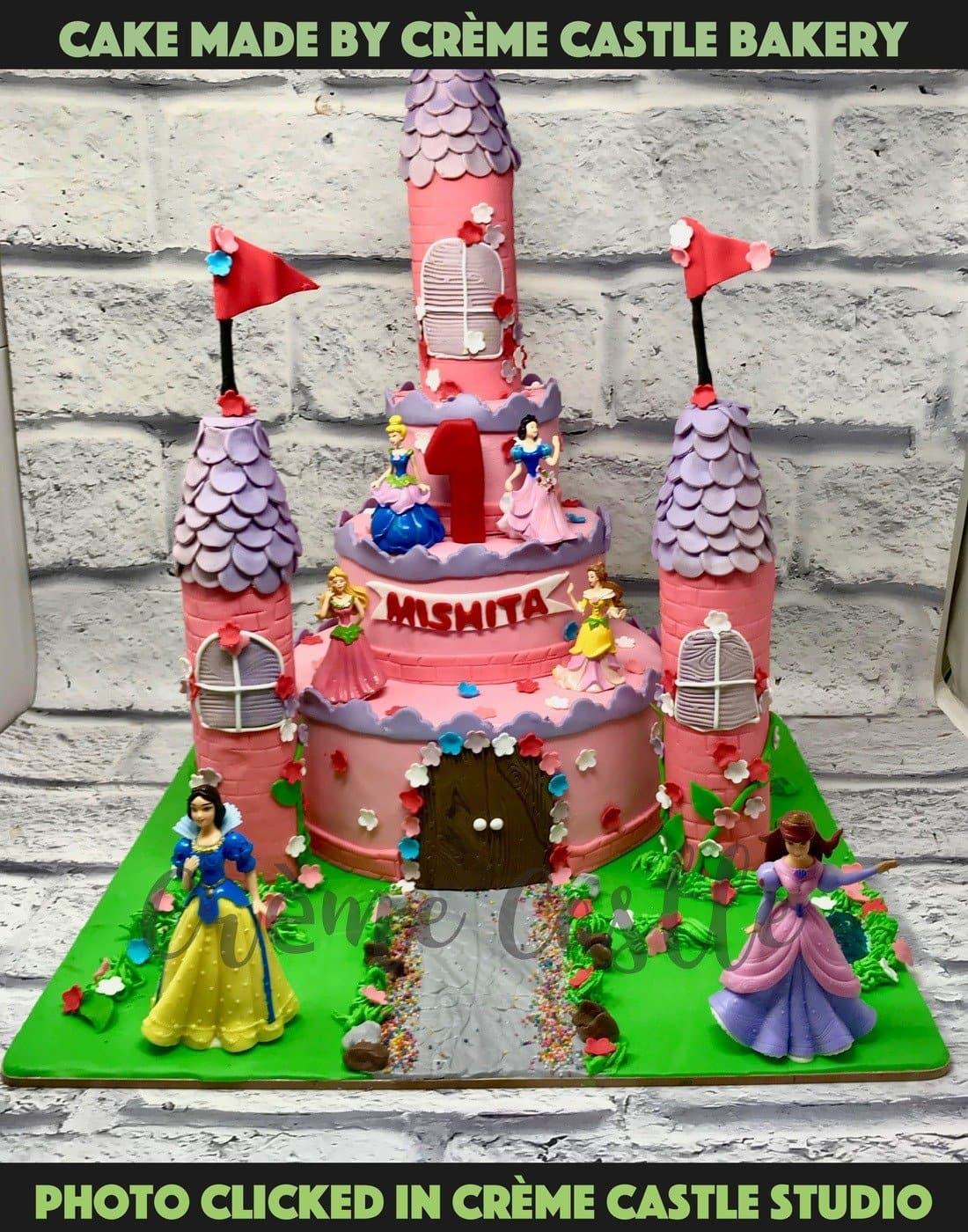 Castle Theme Cake - Creme Castle