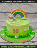 Mushroom Rainbow Cake