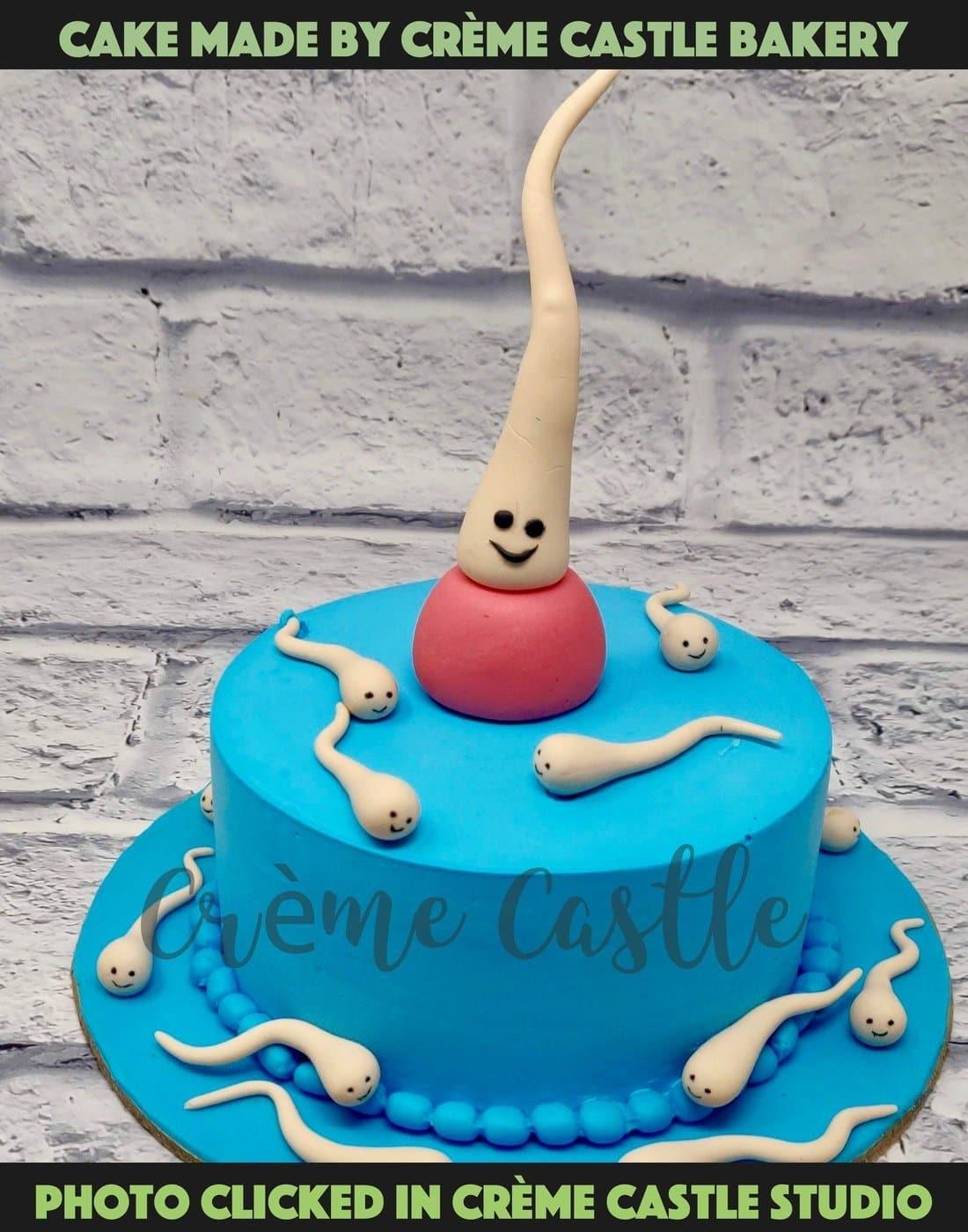 Sperm Cake - Creme Castle