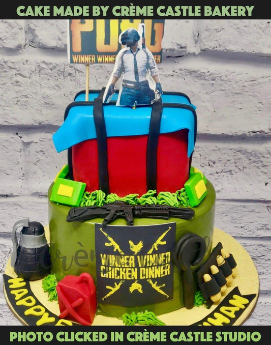 PubG Tier Cake - Creme Castle