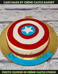 Captain America Theme Cake 2