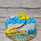 6 Months Birthday Cake - Half Shape Cake for Boys and Girls - Designer Cake in Gurgaon