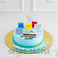 Cake Designs for Husband - Finance and Work Theme Cake - Designer Cake in Gurgaon