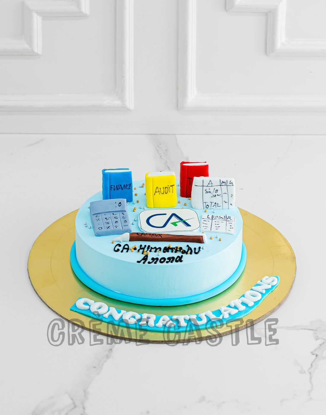 Cake Designs for Husband - Finance and Work Theme Cake - Designer Cake in Gurgaon