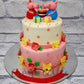 Peppa Pig Tier Cake - Creme Castle