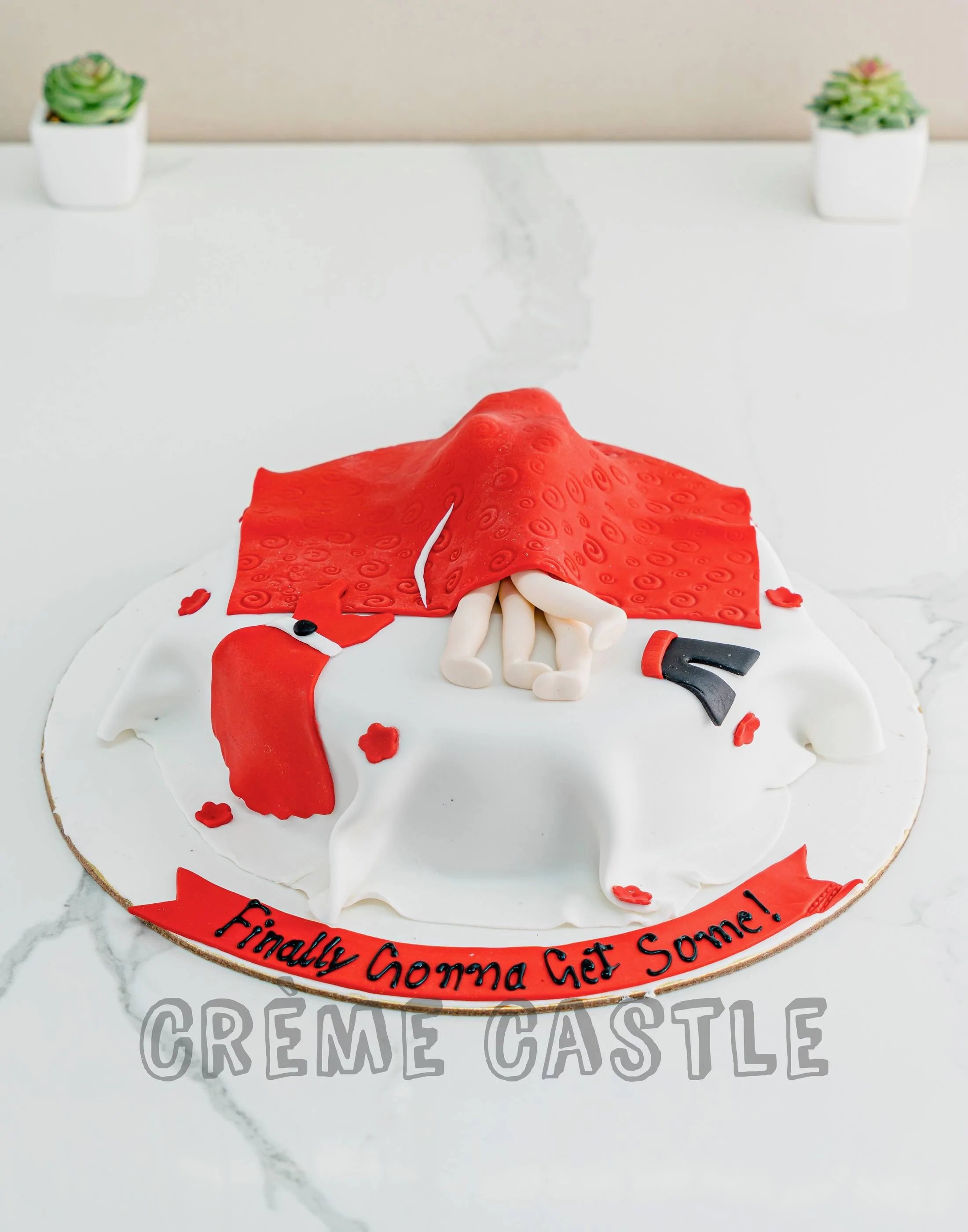 Customized first night cake - The Baker's Table
