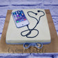 iPhone Theme Cake - Creme Castle