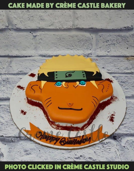 Naruto Shape Cake. Dragon BallZ Cake. Noida & Gurgaon