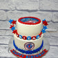Captain America Theme Cake - Creme Castle