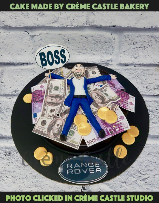 Boss Theme Cake - Birthday Cake Ideas and Designs in Noida