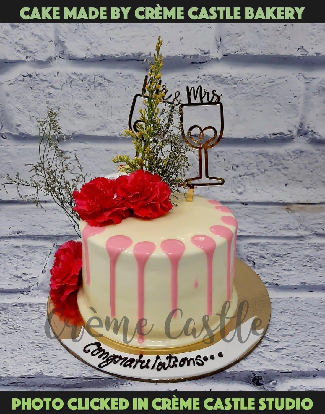 Drip Celebration Cake - Creme Castle