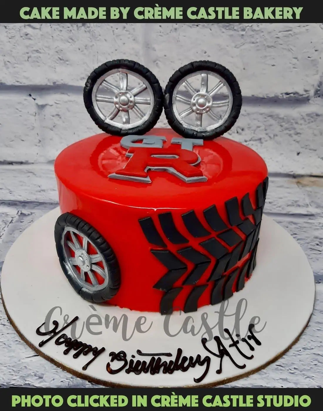 Cake for a biker - Creme Castle