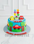 Cars theme Cake