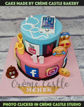 Social Media Fan Tier Cake