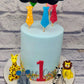 Jungle and Tie theme cake - Creme Castle