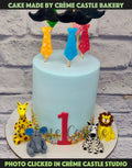 Jungle and Tie theme Cake