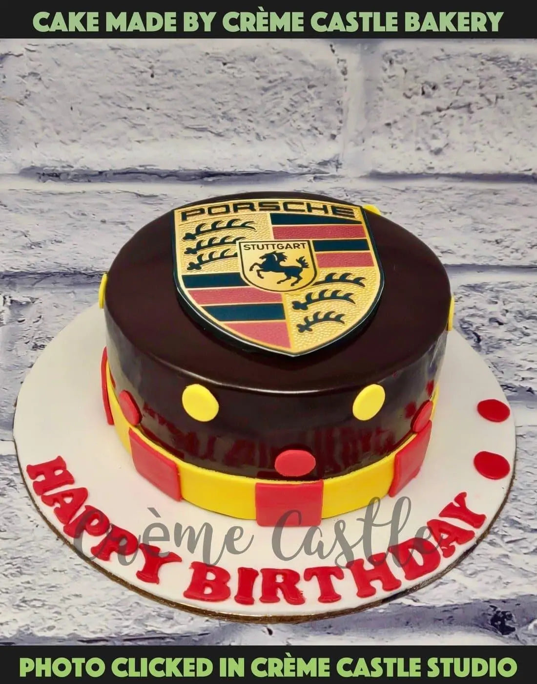 Porsche Theme Cake. Cake Designs For Husband. Noida & Gurgaon