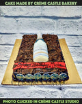Vodka Gift Box Cake