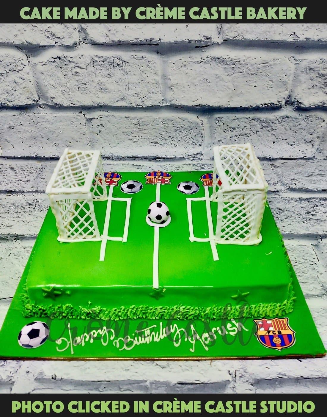 Soccer Field Cake – Moeller's Bakery