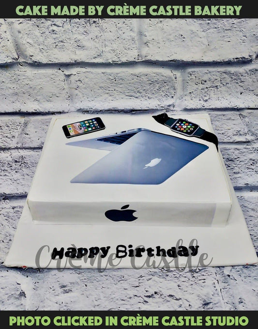 Cake for Apple fan - Creme Castle