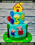 Peppa Pig Tier Hut Cake