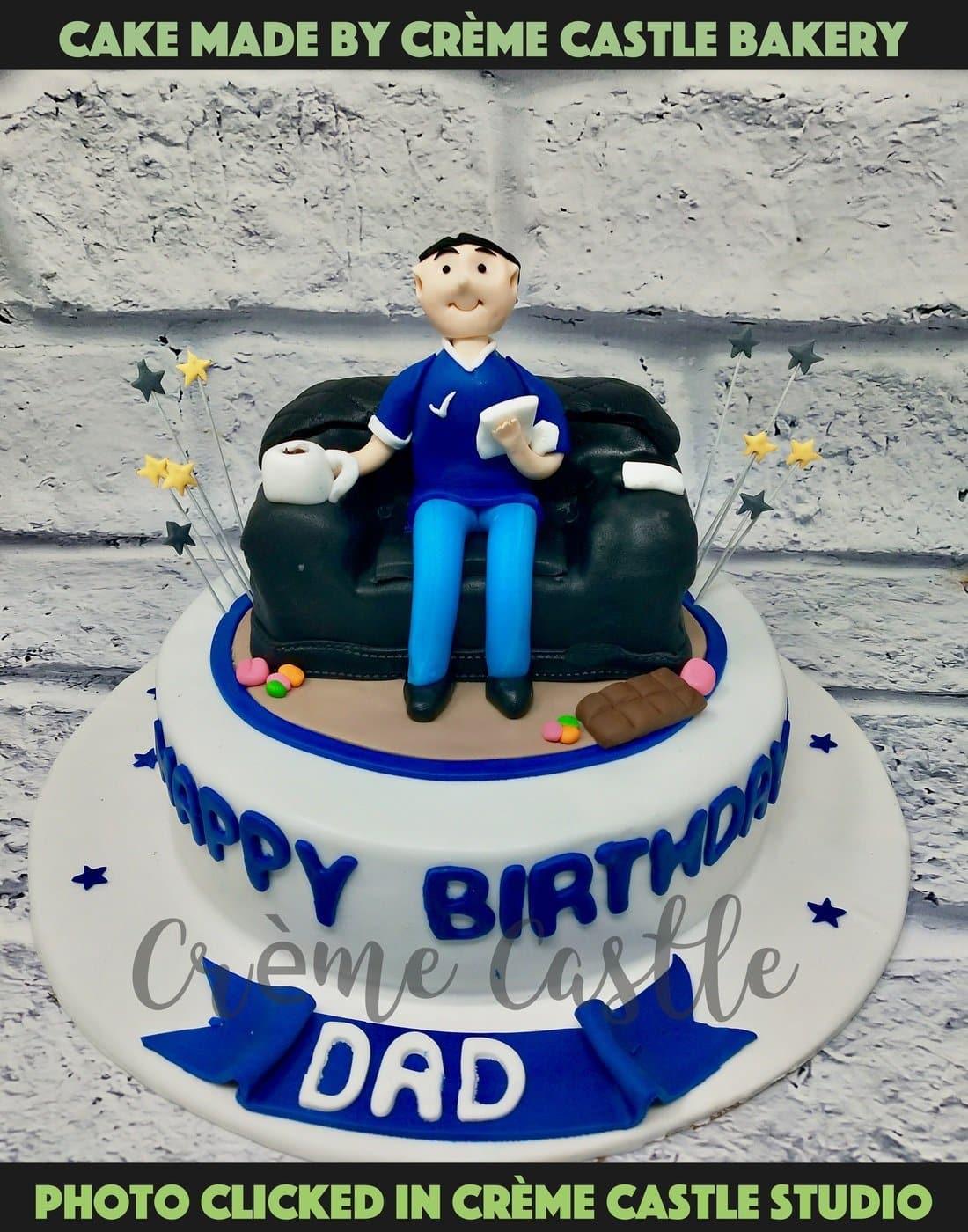 Boss Daddy Theme Cake - Creme Castle