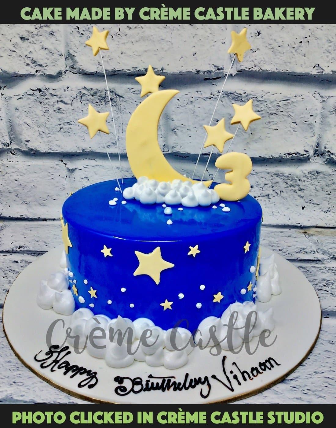 Moon and Night Cake. Cake Designs for Kids. Noida & Gurgaon