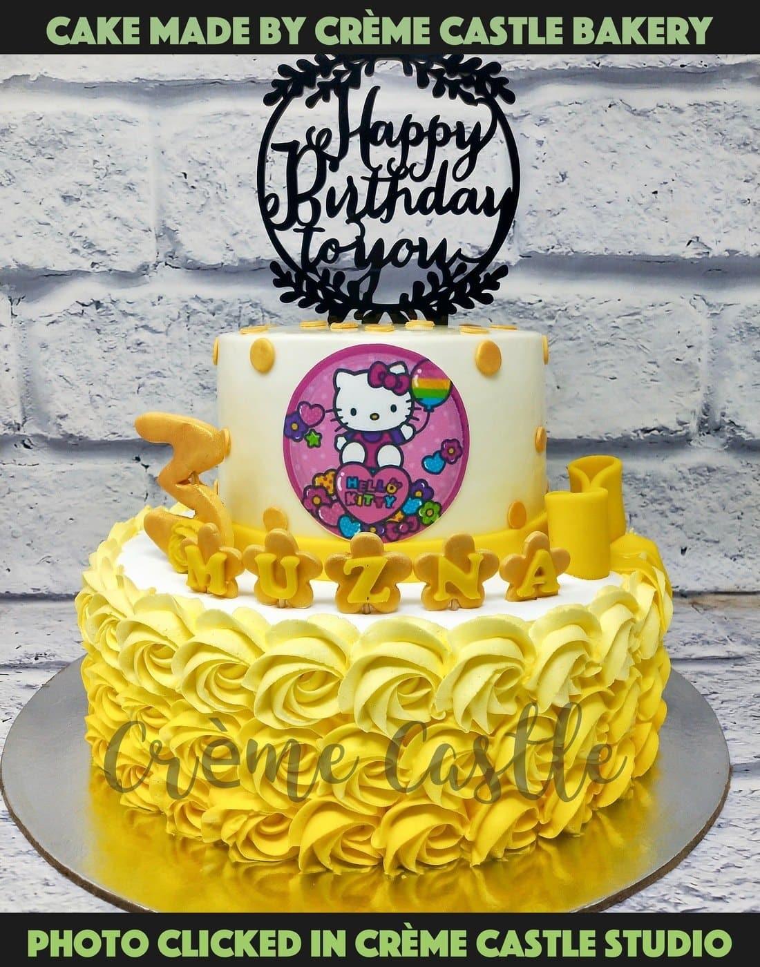 Korean Minimalist Yellow Garden Cake | Eat Cake Today | Online Cake  Delivery Penang