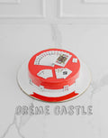 Poker and Cards theme Cake