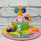 Candy land Muffin Cake - Creme Castle