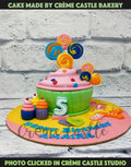 Candy land Muffin Cake