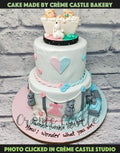 Baby Shower Stroller Tier Cake
