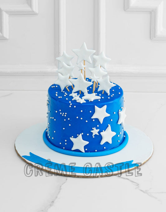 Star Night Cake - Creme Castle