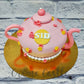 Kettle Shape Cake - Creme Castle