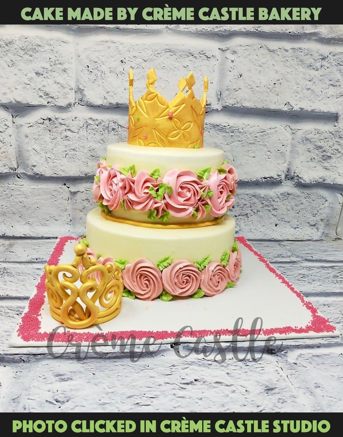 Tiara Crown Cake. Wedding Cake. Engagement Cake. Noida Gurgaon