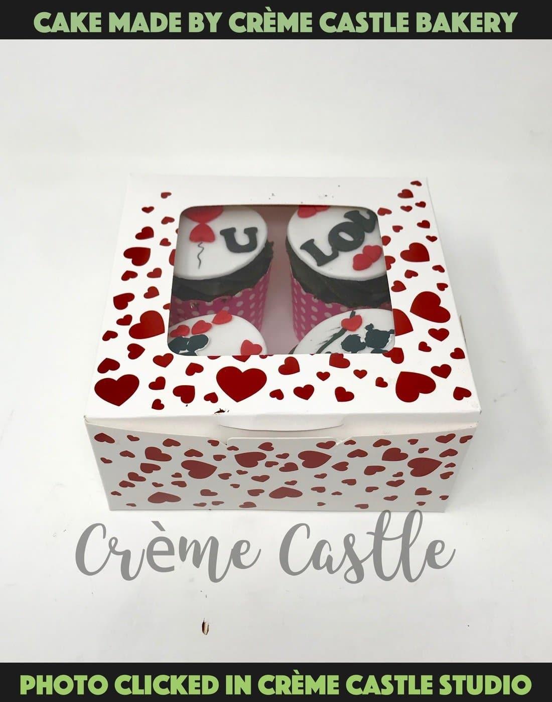 Kiss Day Cupcake Set - Creme Castle