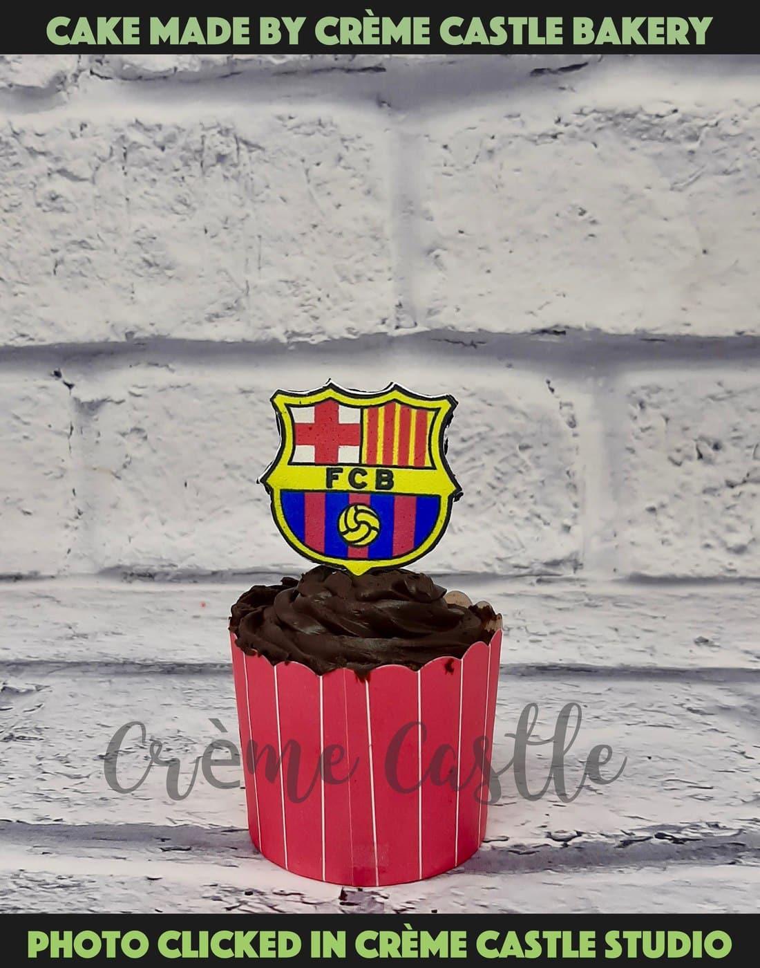 Barcelona Theme Cupcakes - Creme Castle