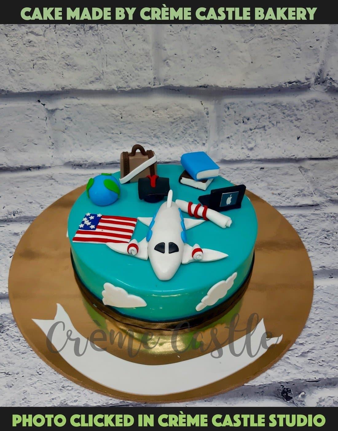 Farewell USA Cake - Creme Castle