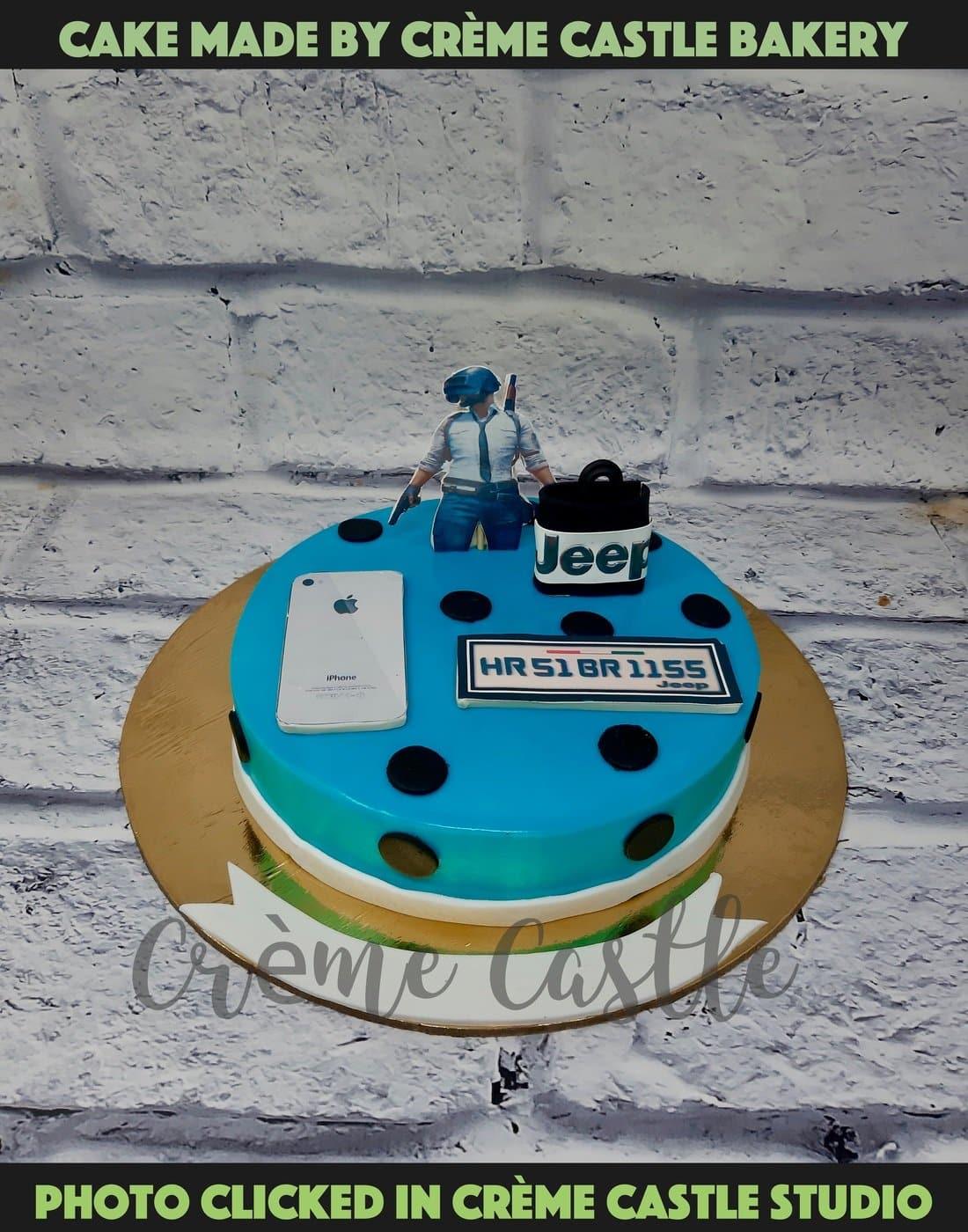 PubG Birthday Cake with Name and Photo - Birthday Cake With Name and Photo  | Best Name Photo Wishes