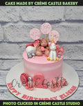 Unicorn and Macaroons Cake