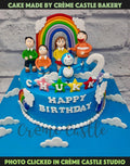 Doremon Characters Cake