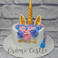 Unicorn in Blue and Pink - Creme Castle