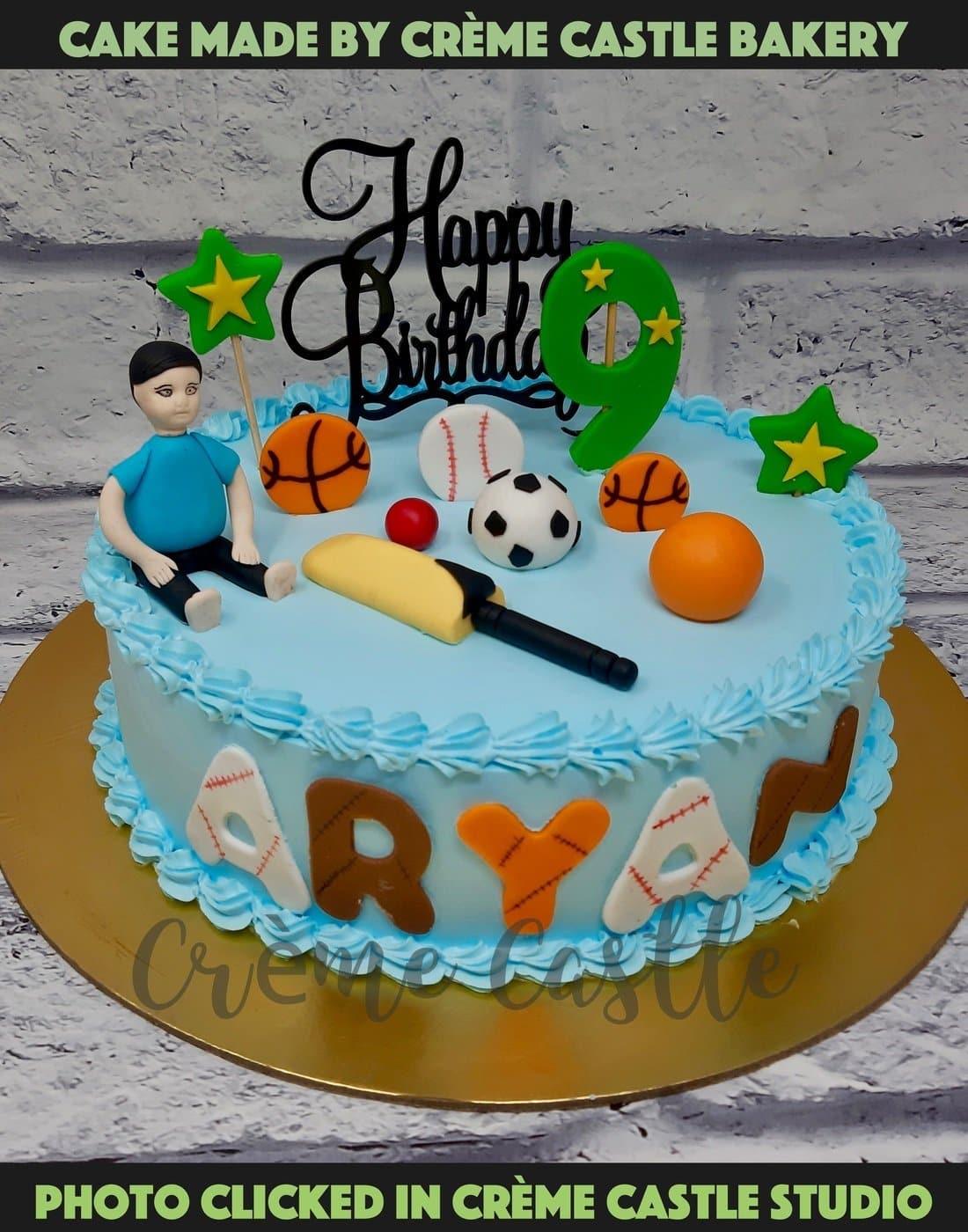 Sport Field Cake – My Little Cupcake