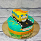 Cocomelon Bus on Cake. Noida & Gurgaon