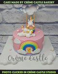 Unicorn and Clouds Cake